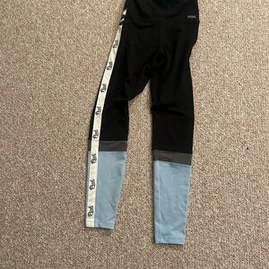 PINK  will men’s Black and Light Blue Leggings
